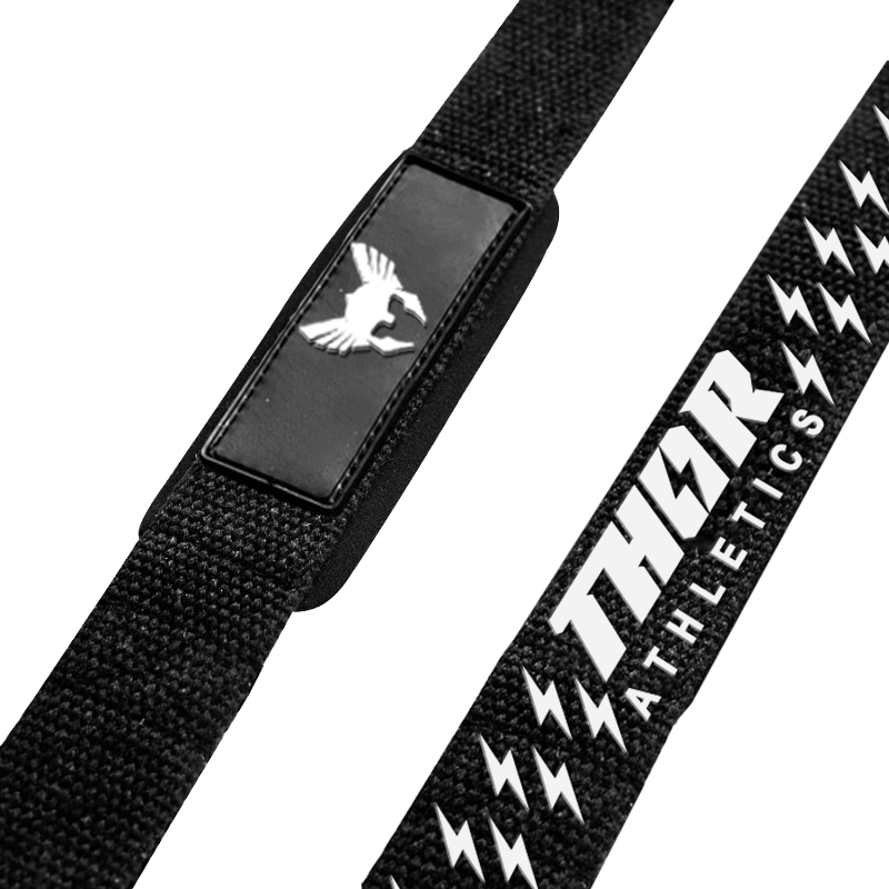 Sangles de levage | Adhérence supplémentaire | Noir | Thor Athletics