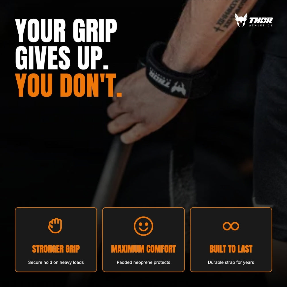 Beste Lifting Straps in NL & EU kopen | Zwart | Thor Athletics