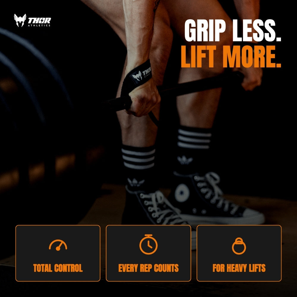 Beste Lifting Straps in NL & EU kopen | Zwart | Thor Athletics