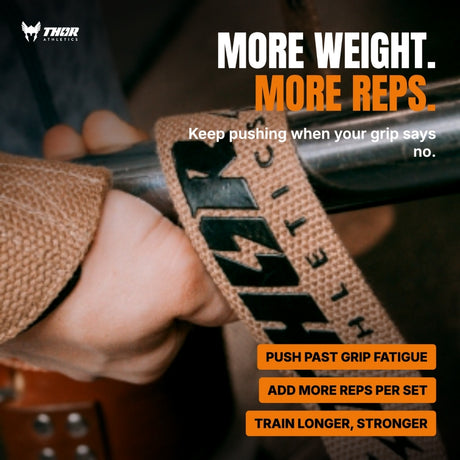 Beste Lifting Straps met Extra Grip | Camel