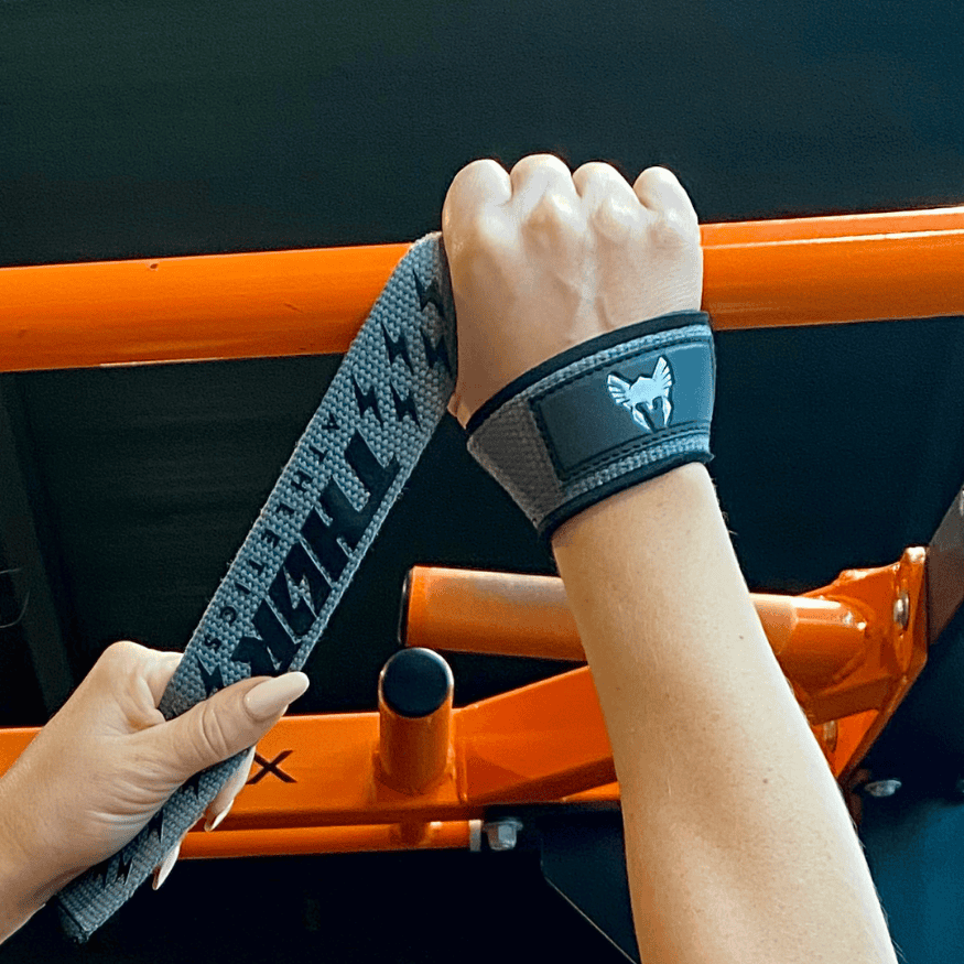 Beste Lifting Straps met Extra Grip | Grijs | Thor Athletics