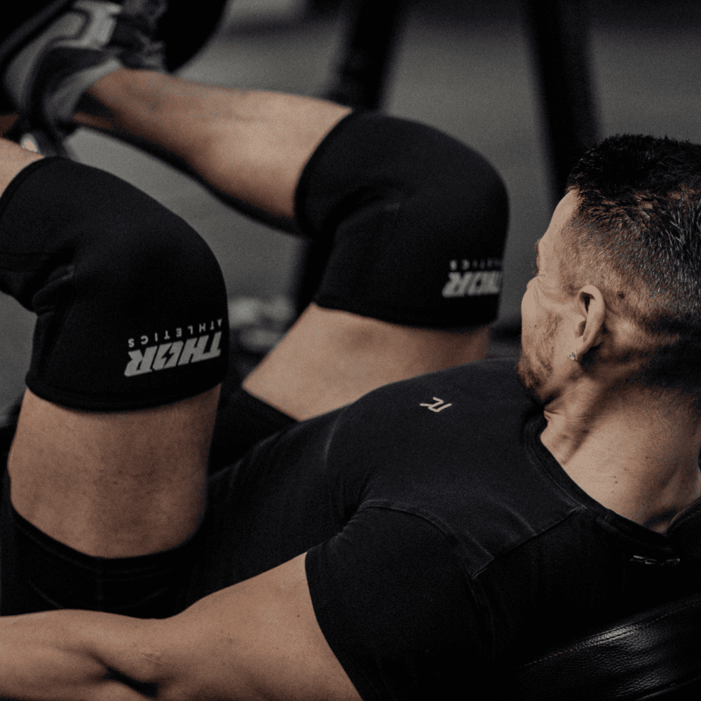 Knee Sleeves 7mm | Black | Powerlifting & Fitness | Thor Athletics