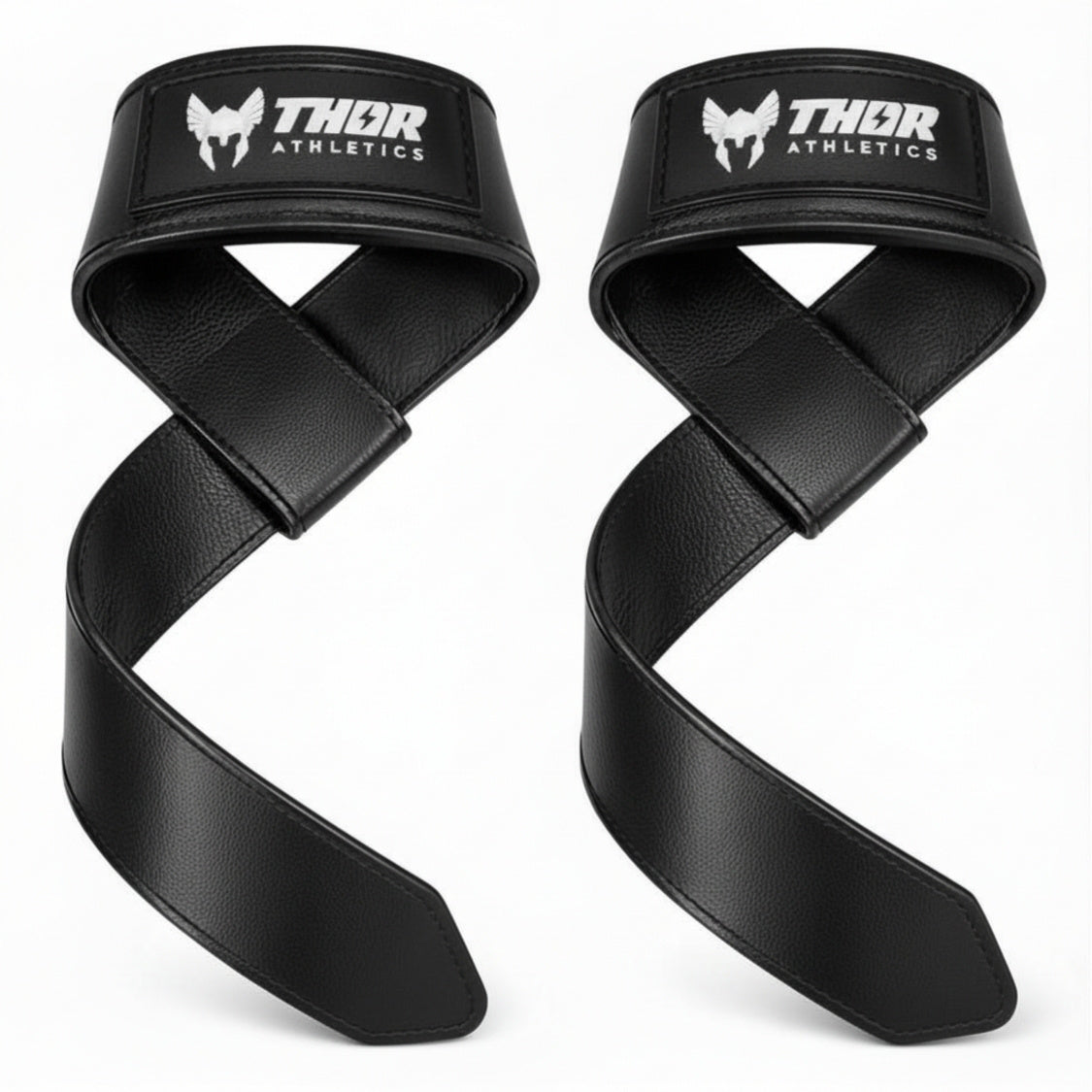 Beste Leren Lifting Straps in NL & EU kopen | Zwart | Thor Athletics