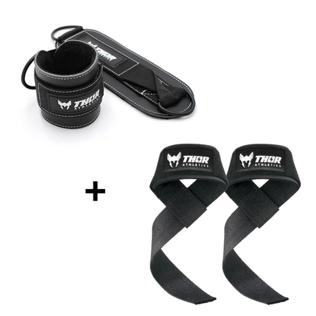 Lifting Straps + Ankle Straps - Combinatie Bundel | Thor Athletics