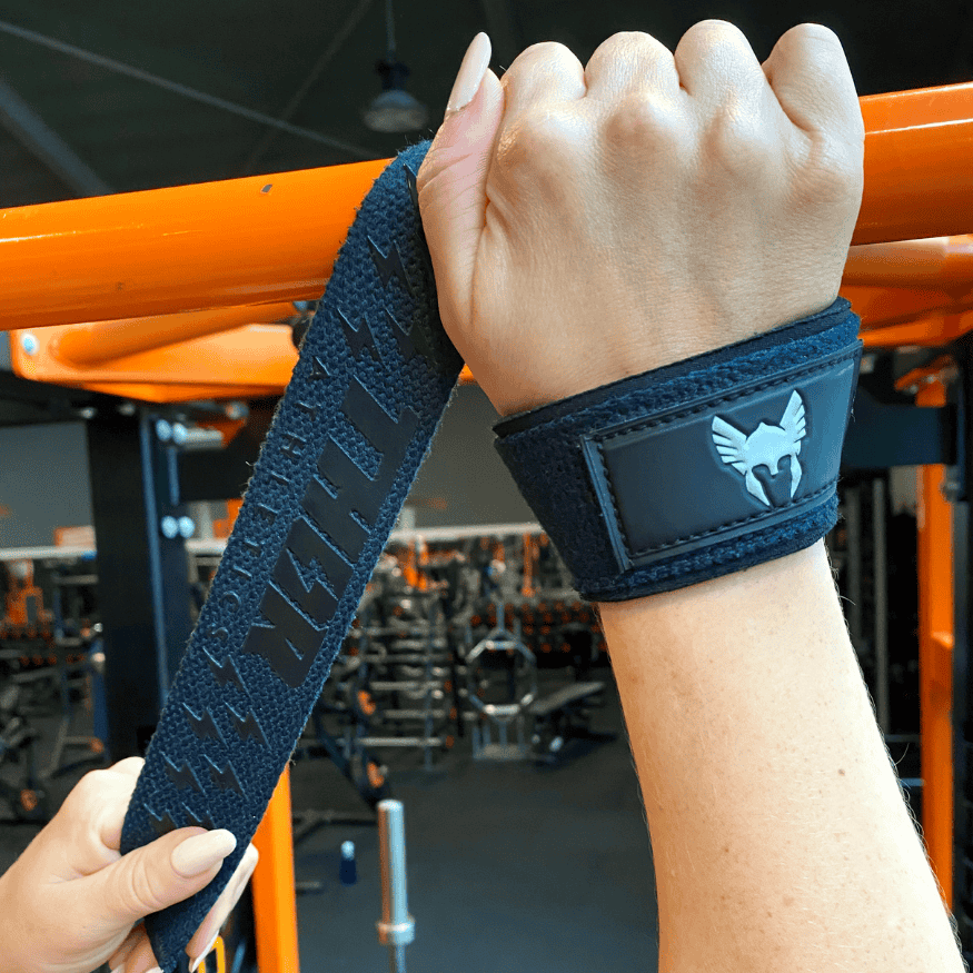 Beste Lifting Straps met Extra Grip | Viking Blue | Thor Athletics