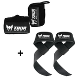 Lifting Straps + Wrist Wraps Bundel | Viking Blue | Thor Athletics