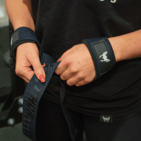 Beste Lifting Straps met Extra Grip | Viking Blue | Thor Athletics