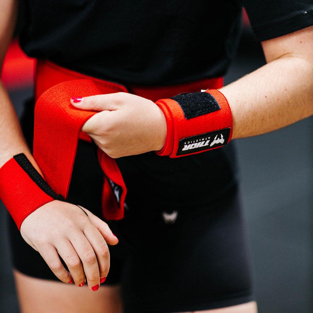 Red Edition Wrist Wraps - Thor Athletics