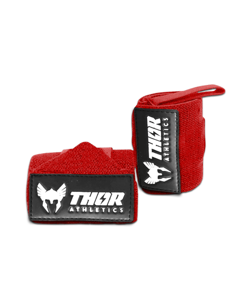 Red Edition Wrist Wraps - Thor Athletics